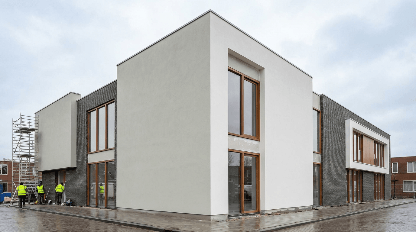 Buiten stucwerk